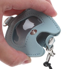 Pet Hair Storage Keychain Cat Hair Memorial Keyring PU Memorial Keepsake Stylish Ornament for Cat Owners