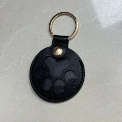 Paw Shape Pet Hair Memorial Pouch Cute Keepsake Storage Bag for Cat/Dog Fur, Keychain Attachment for Pet Loss Memorial Jewelry