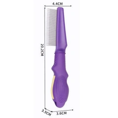 Dog Comb Massage Dogs Brush Pet Hair Remover Dense Tooth Combs for Cats Hair Knot Cleaning Dog Grooming Brush Comb Pet Supplies