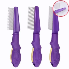 Dog Comb Massage Dogs Brush Pet Hair Remover Dense Tooth Combs for Cats Hair Knot Cleaning Dog Grooming Brush Comb Pet Supplies