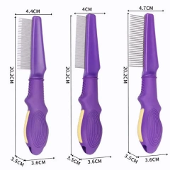 Dog Comb Massage Dogs Brush Pet Hair Remover Dense Tooth Combs for Cats Hair Knot Cleaning Dog Grooming Brush Comb Pet Supplies