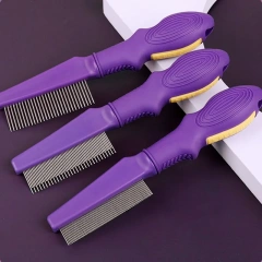 Dog Comb Massage Dogs Brush Pet Hair Remover Dense Tooth Combs for Cats Hair Knot Cleaning Dog Grooming Brush Comb Pet Supplies
