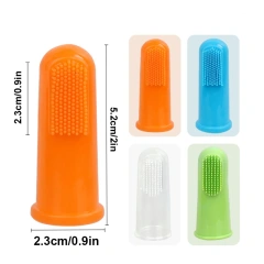 Dog Toothbrush Dog Teeth Cleaning Soft Toothbrushes for Dogs Oral Clean Massage Set Pet Teeth Oral Cleaning Pet Products