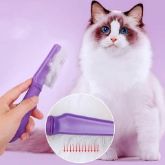 Dog Comb Massage Dogs Brush Pet Hair Remover Dense Tooth Combs for Cats Hair Knot Cleaning Dog Grooming Brush Comb Pet Supplies