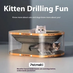 Cat scratch board, cat nest, tunnel toy, cat drilling tool, QW2924 multifunctional cat channel nest integrated, entertaining