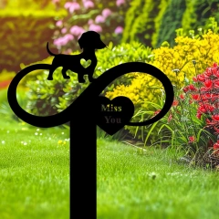 Dog Memorial Stake Decorative Garden Stake Pet Owner Dog Tombstone Memorial Pet