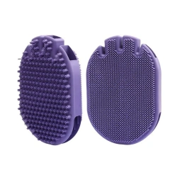 High Quality Dog Bath Massage Brush Pet Specific Cat Bath Brush Two-sided Massage Gloves TPR Material Cleaning Pet Products NEW
