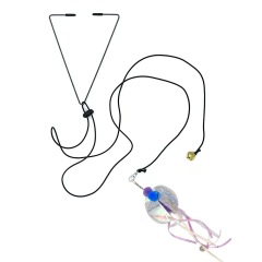 Cat Toy Cats Mouse Toys Hanging Door Retractable plaything Funny Self-hey kitten Scratch Rope Mouse Toy