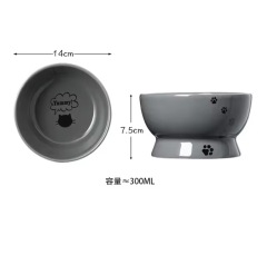 Pet Food Bowl for Flat Faced Cats, Small Dogs
