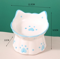 New Creative 3D Cute Cat Shape Ceramic Bowl