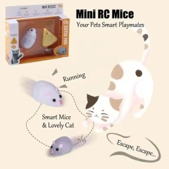 Remote Control Electric Mouse For Kids/pets Rat Toy Environmentally Materials Sensitive Response Fast Movement Toy Gifts