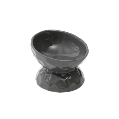 Ceramic Cat Bowl Creative Slanted/Flat Mouth Dog Food Feeding Basin Non-slip Multi-use Pet High Foot Bowl Water Container