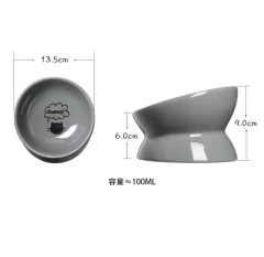 Pet Food Bowl for Flat Faced Cats, Small Dogs