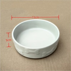 Pet ceramic bowl