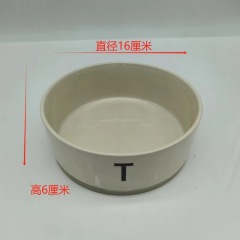 Pet ceramic bowl