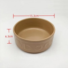 Pet ceramic bowl