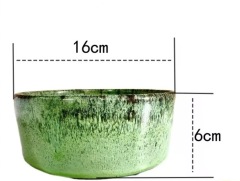 Pet-shaped purple clay pottery bowl