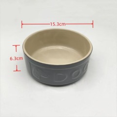 Pet ceramic bowl