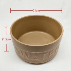 Pet ceramic bowl