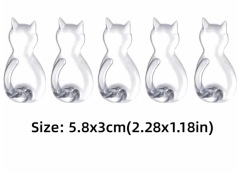Creative Wall Mounted Cat Tail Sticky Hooks Waterproof