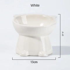 Black Cat Bowl Amazon Ceramic Cat Bowl Pet Bowl Pet Supplies Cat Bowl Dog Bowl Macaron Color New Cat and Dog Universal Pet Bowl