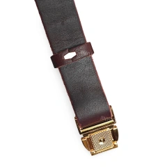 Luxury leather dog collar, genuine leather pet collar, handmade dog neck collar with top layer cowhide and metal buckle