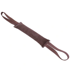 Dog training pet supplies cowhide bite cloth bite stick dog training toy interactive Naisi bite suede toy