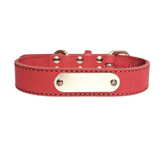 Real Leather Large Dog Collar