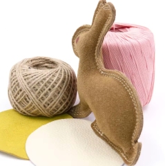 Dog Training Toy Bite- and Dirt-Resistant Wool Felt Leather Cowhide Anti-Velvet Throwing Toy