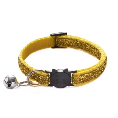 10Pcs Wholesale With Bell Collars Delicate Safety Casual Nylon Dog Collar Neck Strap Colorful Adjustable Bell Pet Cat Dog Collar