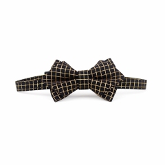 Pet cat bow-shaped geometric pattern collar