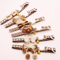 Pet Collar Adjustable Colorful Lace Flower Cat Collar Puppy Accessory Necklace Pet Collar Kitten Cute Dog Bell Cat Product