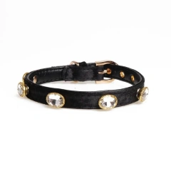 Classical Dog Pet Collar With Diamond