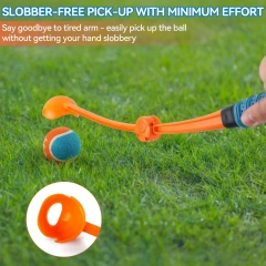 Hot-Selling Foldable Dog Ball Thrower Toy | Long-Distance Launcher | Outdoor Pet Fetch Tool