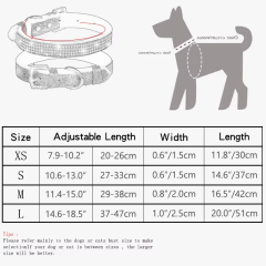 Multi-row Mesh Bling Leather S Kind Rhinestone Dog Collar PU cat collar