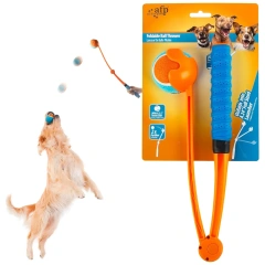 Hot-Selling Foldable Dog Ball Thrower Toy | Long-Distance Launcher | Outdoor Pet Fetch Tool
