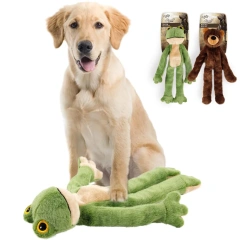 AFP Interactive Outdoor Fetch Toss Training Dog Soft Plush Squeaky Chew Toy Dental Teeth Cleaning Pet Chewing Tug-of-war Toy