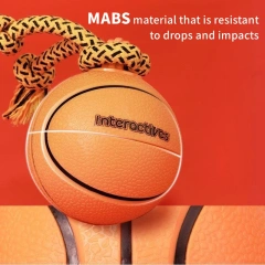 AFP Interactive Motion Activated Dog Spinning Basketball Automatic Rolling Pet Chasing Tugging Ball Toy For Mental Stimulation