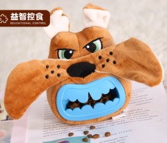 Pet Plush Toy Dog Food Dispensing Slow Feeder Leakage Food Treat Dispenser for Dogs IQ Training