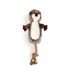 All-For-Paws Hot Selling Justin Beaver Squeaky Pet Plush Toy Dog Chew Toy Dog Squeaky Toys