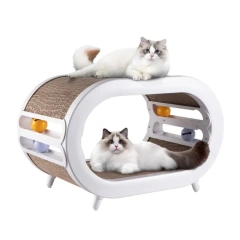 Cat Scraper Cardboard Lounge Chair Large Cat and Kitten Lounge Chair