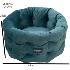 Winter Warm Pet Bed Cozy Dutch Velvet Cat House Cylindrical Dog Bed for Cats and Dogs Pet Supplies Dog House Tapis Chat Gamelle