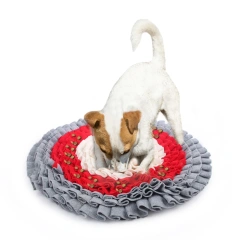 Cross-Border Educational Velvet Dog Bite-Resistant Stress Relief Training Pad Pet Smell Leakage Pad Animal Slow Food Training