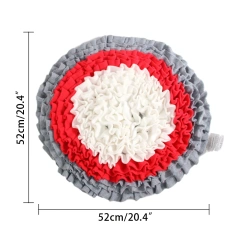Cross-Border Educational Velvet Dog Bite-Resistant Stress Relief Training Pad Pet Smell Leakage Pad Animal Slow Food Training
