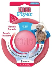 Durable Kong Dog Toys Safer Healthy Activity Kong Flyer Outdoor Rubber Flying Disc