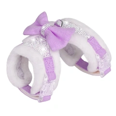 Kingtale Cold Weather No Pull No Choke Escape Proof Warm Plush Imitation Rabbit Fur Puppy Dog harness