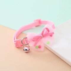 Manufacturers Sell Cute Polyester Pet Collar with Plaid Design LED Dog Collar for Cat or Dog