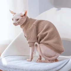 2025 Hairless Cat Autumn/Winter Sphinx German Pet Cat Elastic Fashion Comfortable Soft Sweater
