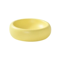 Cute Pastel Ceramic Pet Bowl for Cats and Small Dogs – 350ml Round Elevated Dish, Non-Slip, Easy to Clean, for Food and Water