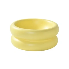 Cute Pastel Ceramic Pet Bowl for Cats and Small Dogs – 350ml Round Elevated Dish, Non-Slip, Easy to Clean, for Food and Water